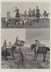 Chasse au renard dans la Campagne, Rome